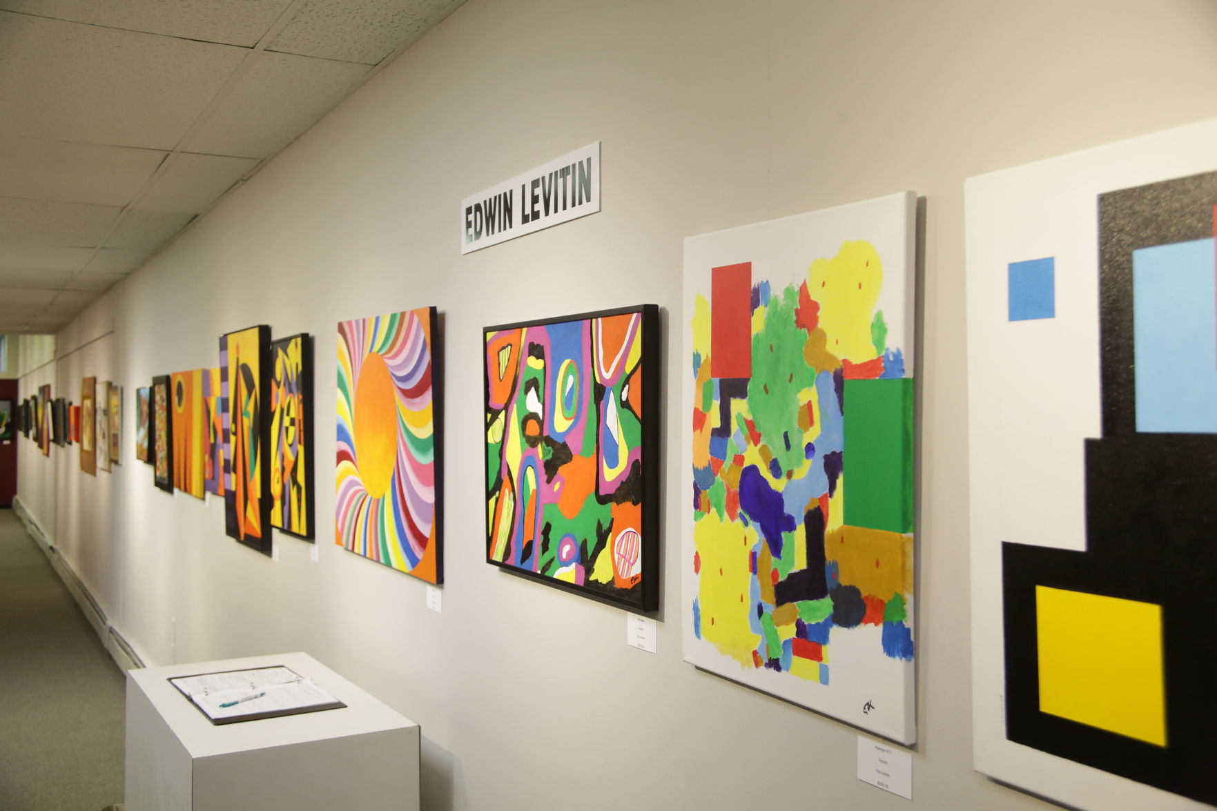 Opening for the Visions art exhibit at the Southern Shore Gallery
